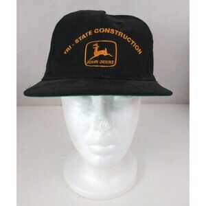 Hit Tri-State Construction John Deere Embroidered Unisex Adjustable Baseball Cap